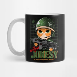 The revenge of Jonesy Mug